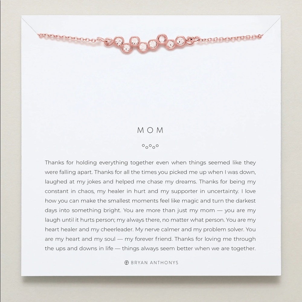 Bryan Anthonys 𝐌𝐨𝐦 necklace | Rose Gold | 𝐍𝐞𝐰